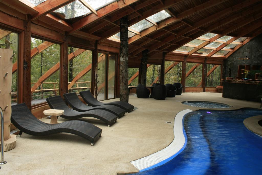 Huilo Huilo Nothofagus Hotel & Spa Puerto Fuy Kültér fotó