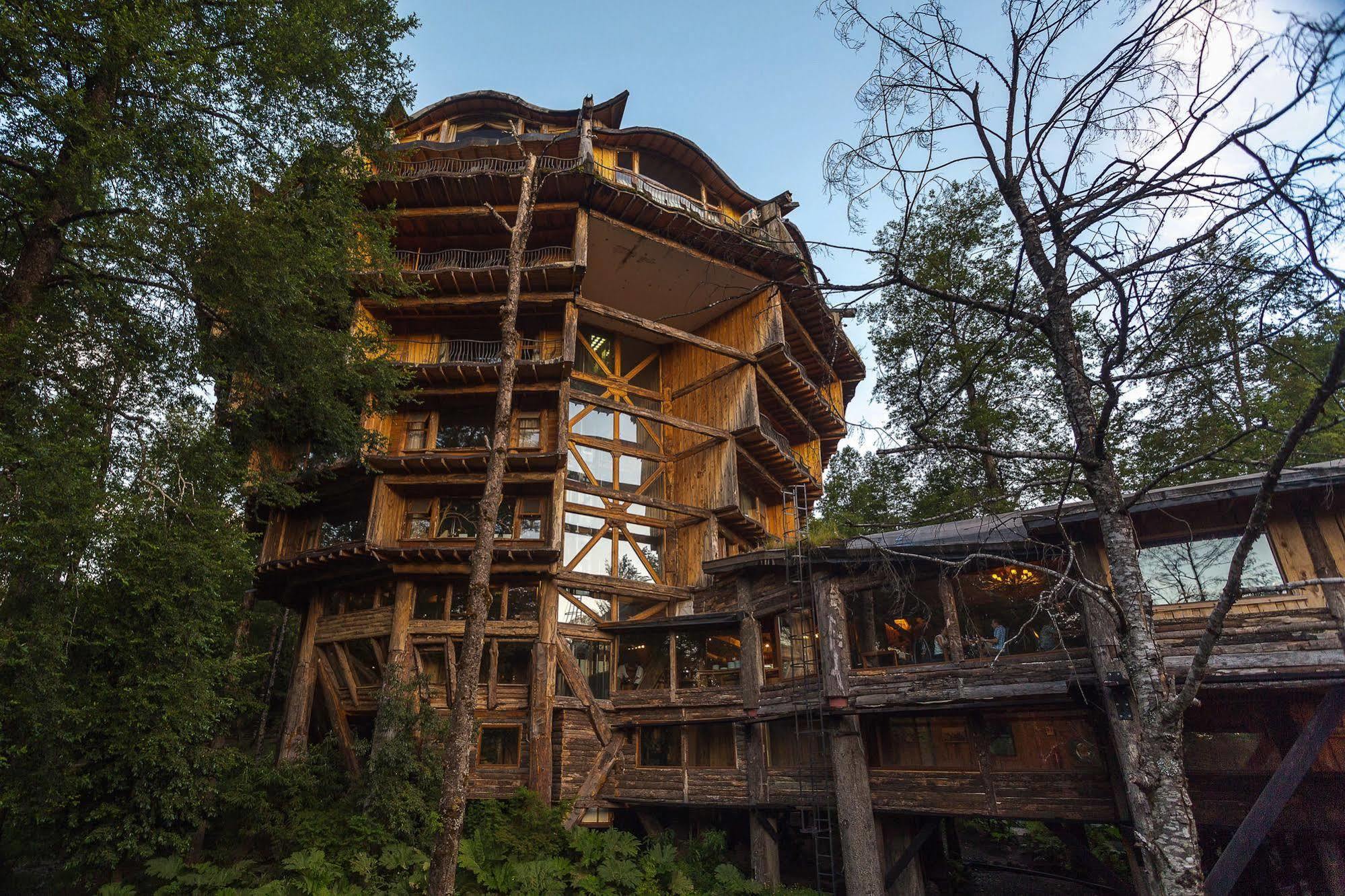Huilo Huilo Nothofagus Hotel & Spa Puerto Fuy Kültér fotó